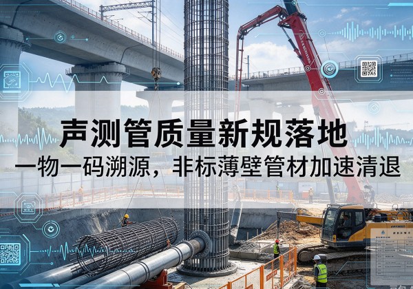 灵寿声测管质量新规落地，一物一码溯源，非标薄壁管材加速清退